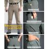 Pantalons tactiques à sec rapide pour hommes Refourner l&rsquo;équipement d&rsquo;été Cargo léger de randonnée extérieure (Khaki)