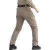 Pantalons tactiques à sec rapide pour hommes Refourner l&rsquo;équipement d&rsquo;été Cargo léger de randonnée extérieure (Khaki)