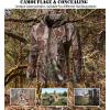 Veste tactique militaire à coque souple pour hommes de l&rsquo;équipement de remise en feu chasse au camouflage d&rsquo;extérieur manteau à capuche (Khaki Camo)