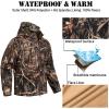 Veste tactique militaire à coque souple pour hommes de l&rsquo;équipement de réincendie en camouflage extérieur Chasse Manteau à capuche (Reeds Camo)