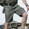 Équipement de réincendie homme tactique urbain militaire EDC Cargo Short Stop coton Outdoor Camo Short (Army Green)
