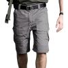Équipement de remise en feu pour hommes tactique urbain militaire EDC Cargo Short Stop coton Outdoor Camo Short (gris clair)