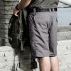 Équipement de remise en feu pour hommes tactique urbain militaire EDC Cargo Short Stop coton Outdoor Camo Short (gris clair)