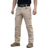 imageCARWORNIC Mens Quick Dry Hiking Pants Lightweight WaterResistant Travel Fishing Outdoor Pants with Zipper Pockets
