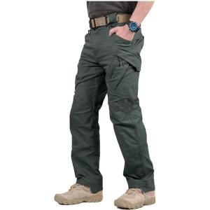 CARWORNIC Gear Men’s Hiking Tactical Pants Lightweight Cotton Outdoor Military Combat Cargo Trousers(Army Green)
