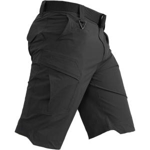 CARWORNIC Men’s Quick Dry Hiking Tactical Shorts Lightweight Stretch Outdoor Cargo Shorts with Multi Pockets Summer Casual Camping Travel Fishing Shorts