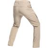 Pantalon de randonnée tactique rapide à sec pour hommes CARWORNIC Flex résistant à l&rsquo;eau Légère pêche extérieure Cargo Pants 9 poches (Kaki léger)
