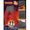 CARWORNIC Men&rsquo;s Ripstop Fleece Lined Tactical Work Pantalons Chaud résistant à l&rsquo;eau Flex Utility Skiing Cargo Pants de randonnée (Dark Grey)