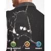 CARWORNIC Imperméable Veste de canard lavé Hiver Sherpa Fleece Ligné Loose Fit Mock-Neck Isolated Canvas Vêtements de travail (Noir)