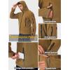 Veste à capuche militaire tactique pour hommes CARWORNIC Chaud Multi-Pockets en manteau à capuchon extérieur (Khaki)